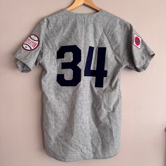 Mitchell & Ness BOYLSTON Trading Co. Wool Basball Jersey Coin & Leaf #34 40 Med - Picture 2 of 8